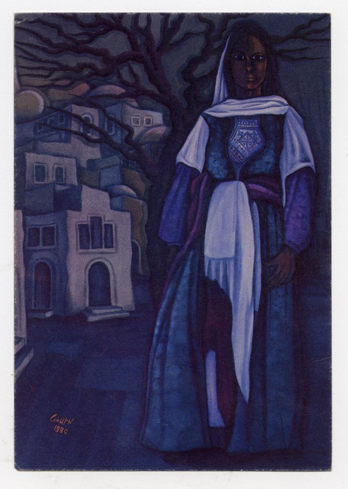 A Postcard with a painting 