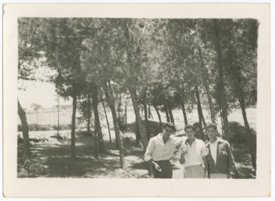 Omar al-Qasim with His Friends, Jerusalem, 1957