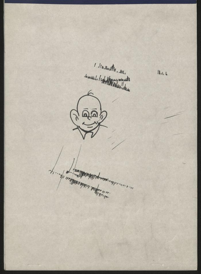 A Notebook of Caricature Sketches by Artist Mohammad Sabaaneh, al-Naqab Prison, May 2013