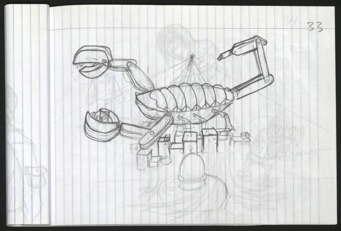 A Notebook of Caricature Sketches by Artist Mohammad Sabaaneh, al-Naqab Prison, May 2013