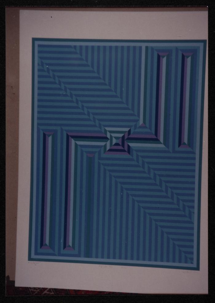 Artwork by Artist Kamal Boullata, Amman