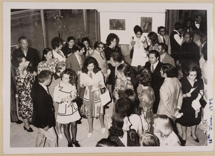 صورة من معرض الربيع للفنون الجميلة، عمّان، 1972