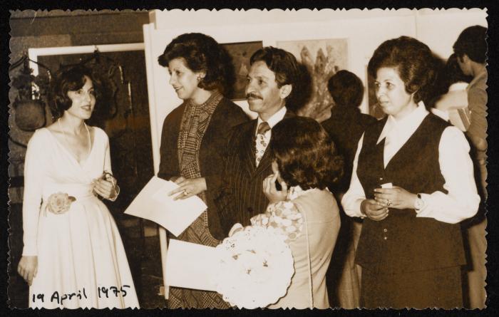 صورة من أحد معارض ذا غاليري، عمّان، 1975