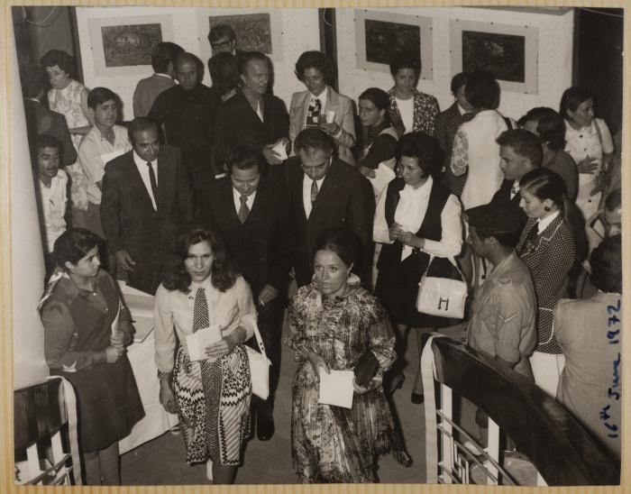 صورة من معرض الربيع للفنون الجميلة، عمّان، 1972