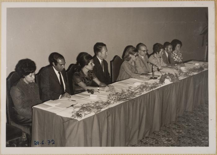 Meeting of the Royal Society of Fine Arts, Amman, 1972