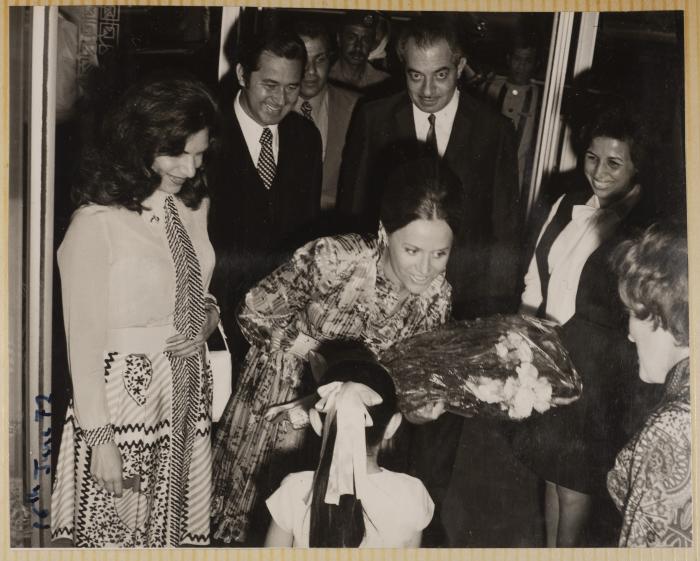 صورة من معرض الربيع للفنون الجميلة، عمّان، 1972