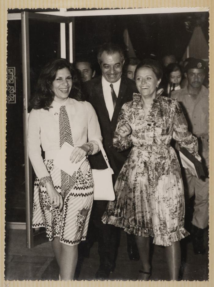صورة من افتتاح معرض الربيع للفنون الجميلة، عمّان، 1972