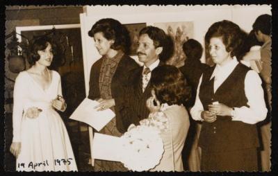 صورة من أحد معارض ذا غاليري، عمّان، 1975