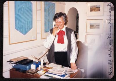 Nuha Batshon at The Gallery, Amman, 1988
