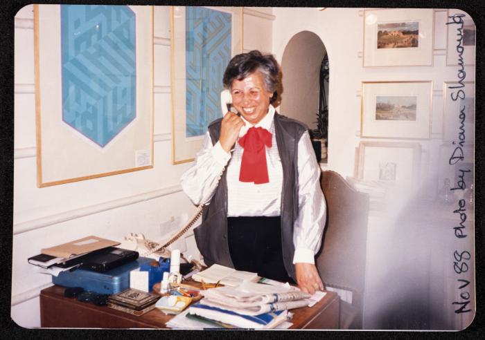 Nuha Batshon at The Gallery, Amman, 1988