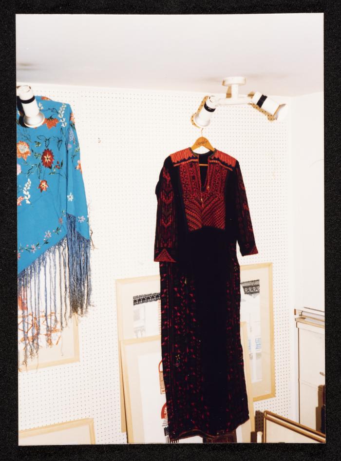 Embroidery Shawl and Thobe Exhibited at The Gallery, Amman
