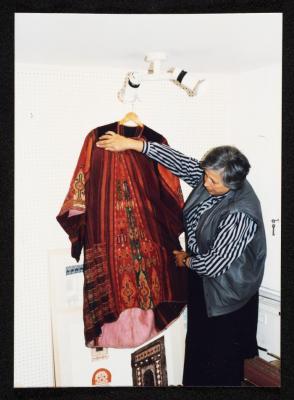  Nuha Batshon Exhibiting an Embroidery Thobe, Amman