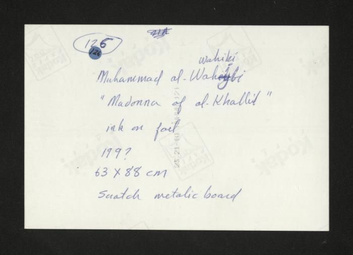 A photograph with painting 