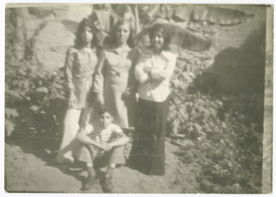 Members of the al-Shalabi and al-Qasim Families in Nature, the 1960s 