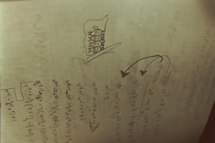 Shaheed Ahmad Syam's Doodles Displayed at the '100 Shaheed - 100 Lives' Exhibition, Feb 2001