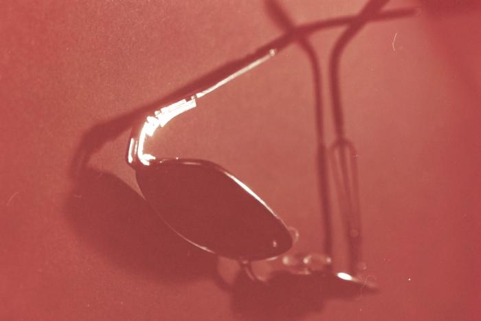 Sunglasses of Shaheed Hussam Bakheet, from  '100 Shaheed - 100 Lives' Exhibition, February 2001