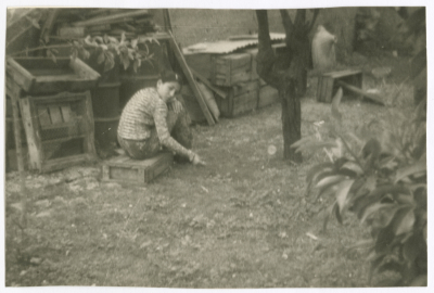 Amal al-Qasim in Her House Garden in the Sheikh Jarrah Neighbourhood, Jerusalem, 1965-1969