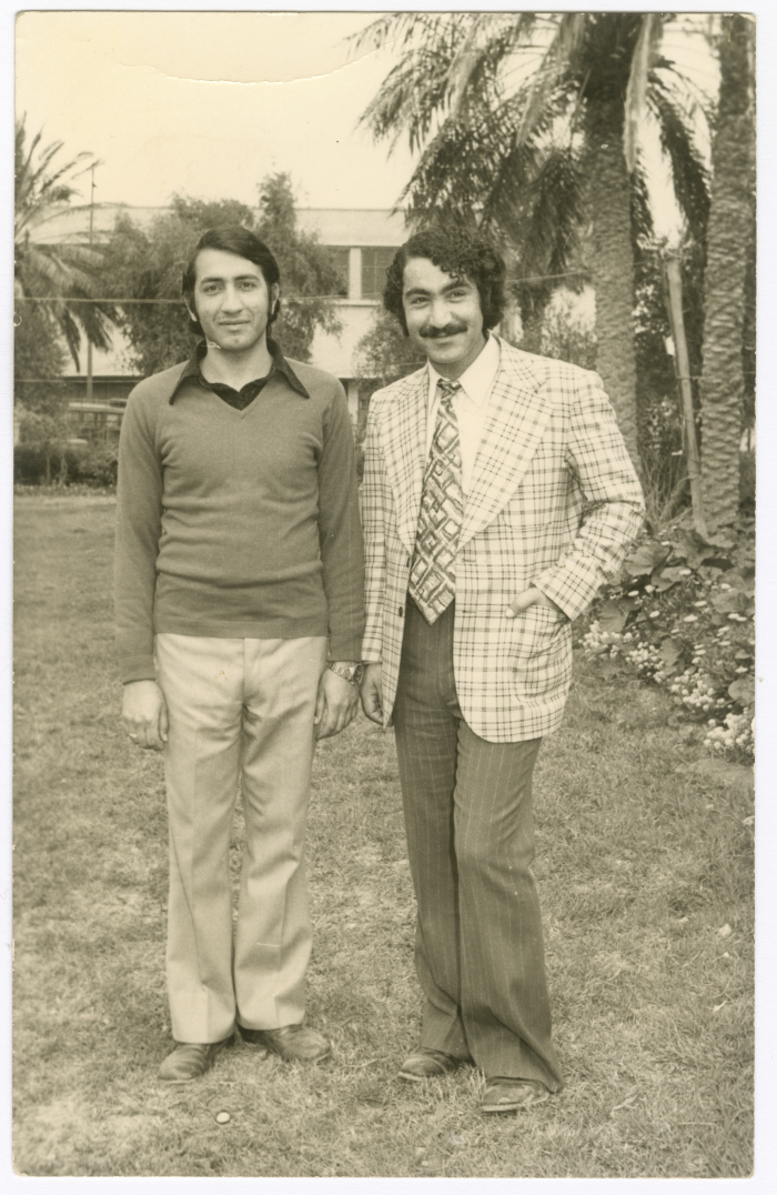 Ahmad al-Qasim and Friend, Baghdad, 1975-1979
