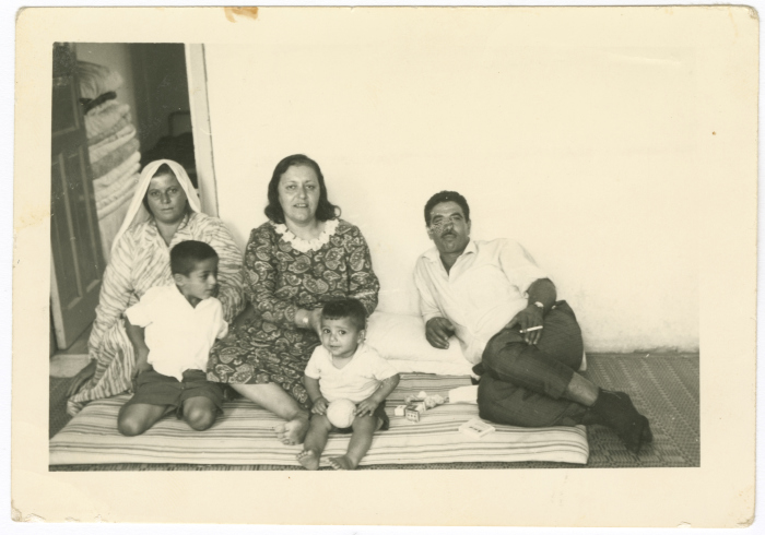 Members of the al-Qasim Family in their House in the Sheikh Jarrah Neighbourhood, Jerusalem, the 1960s 