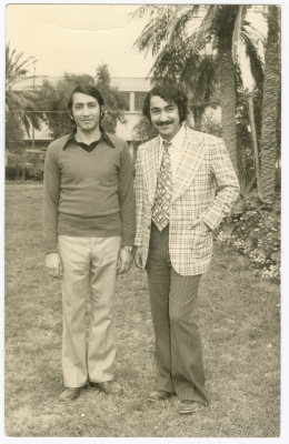 Ahmad al-Qasim and Friend, Baghdad, 1975-1979
