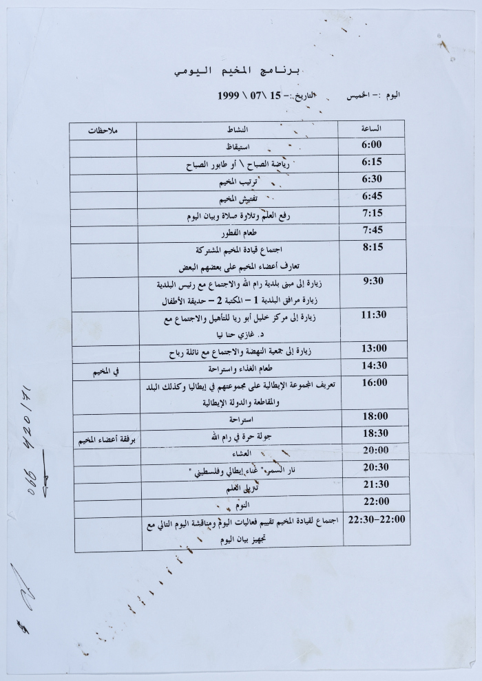 The Daily Scout's Camp Program 