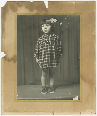 A Three-Year-Old Amal al-Qasim, Jerusalem, 1963