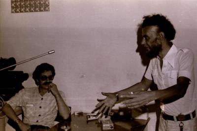 Mostafa Al-Halaj and Mostafa Abu Ali, Beirut, 1978