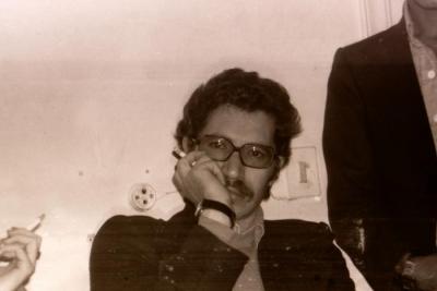 A photograph of Mustafa Abu Ali, Beirut, 1978