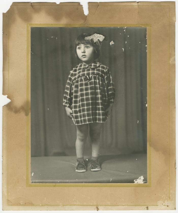 A Three-Year-Old Amal al-Qasim, Jerusalem, 1963