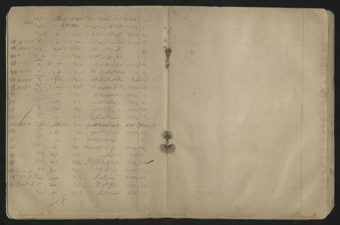 دفتر ملاحظات لرشيد الحاج إبراهيم، 1915