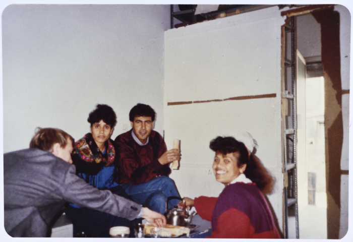 A Scene from Daily Life in a Palestinian Refugee Camp, Lebanon, 1982- 1988