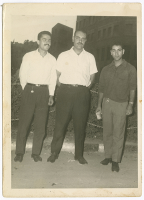 Men from the al-Qasim Family on King Faisal Street, Amman, 7 August 1969