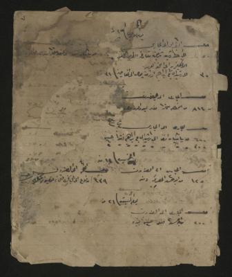 دفتر حسابات لرشيد الحاج إبراهيم، حيفا، 1922 - 1923
