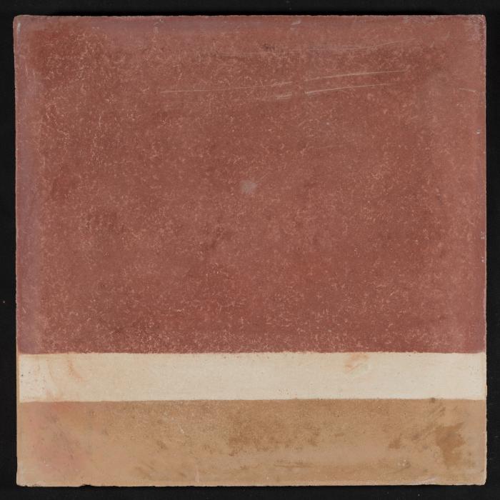 A Coloured Cement Tile and the Mold Used to Manufacture It, the 