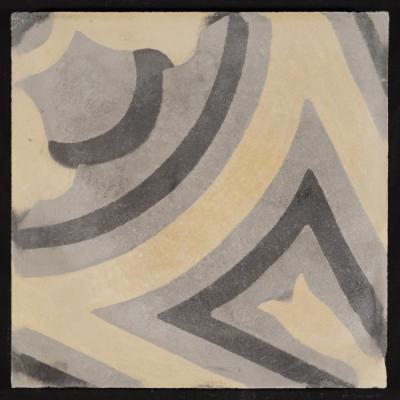 A Coloured Cement Tile and the Mold Used to Manufacture It, 