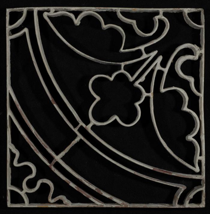 A Coloured Cement Tile and the Mold Used to Manufacture It, 1920s