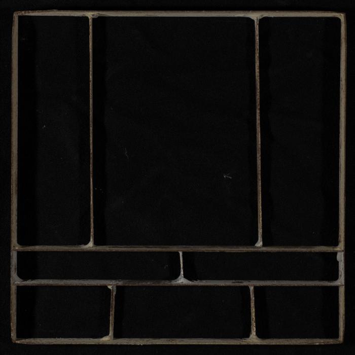 A Coloured Cement Tile and the Mold Used to Manufacture It, the 