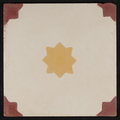 A Coloured Cement Tile and the Mold Used to Manufacture It, 1920s