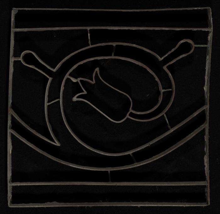 A Coloured Cement Tile and the Mold Used to Manufacture It, the 