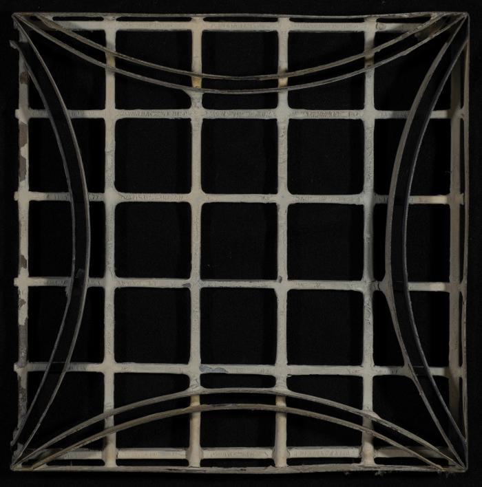 A Coloured Cement Tile and the Mold Used to Manufacture It