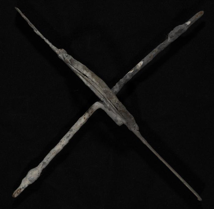 A Coloured Cement Tile and the Mold Used to Manufacture It, the 