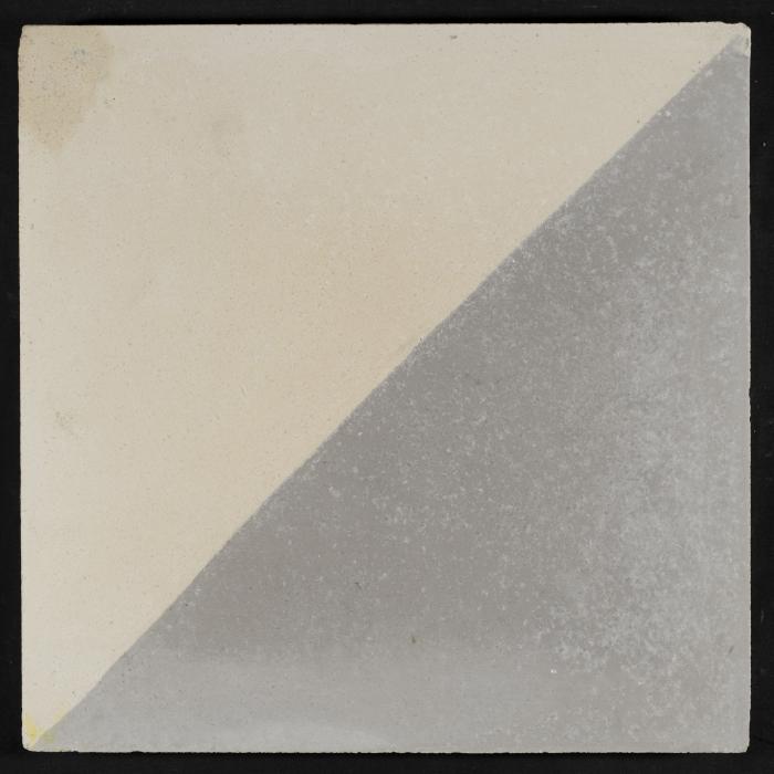 A Coloured Cement Tile and the Mold Used to Manufacture It, the 