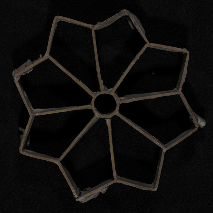 A Coloured Cement Tile and the Mold Used to Manufacture It, 2014-2015