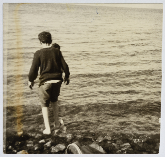 Mazen Omair Dʿanna at Sea of Galilee (Lake Tiberias) beach