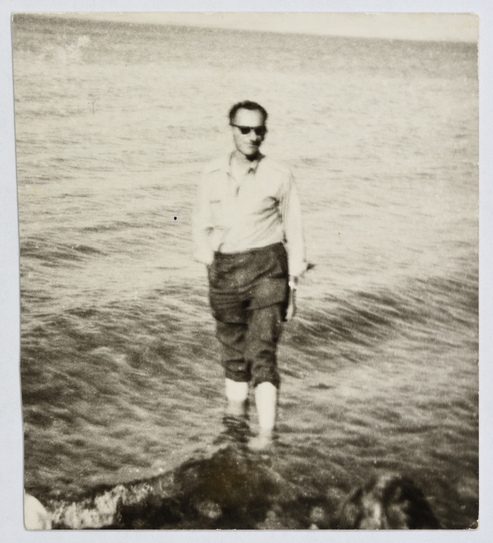 Omair Da'nah at Sea of Galilee (Lake Tiberias) beach