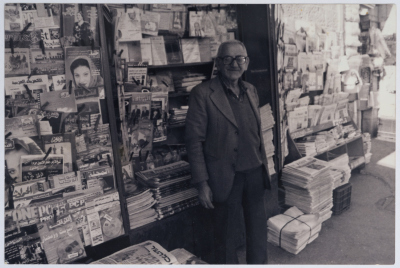 Omair Da'nah at Damascus Gate in Jerusalem