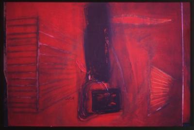 A photograph of a painting by Husni Radwan