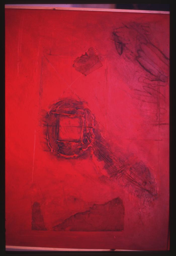 A photograph of an artwork designed by the artist Husni Radwan  