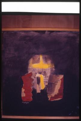 A photograph of a painting by Husni Radwan, 1999