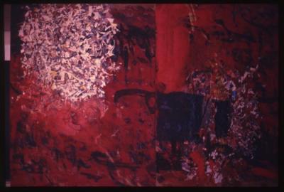A photograph of a painting by Husni Radwan